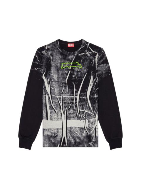Diesel T-Just-Ls-N abstract-print sweatshirt