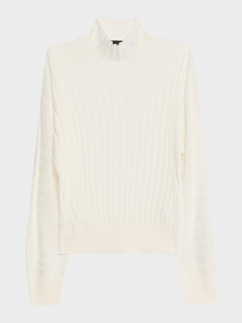 Proenza Schouler Luiza Rib-Knit Turtleneck Sweater