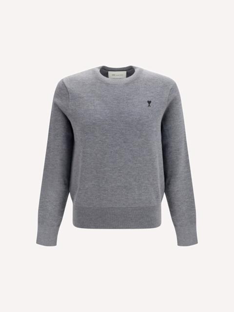 AMI Paris Pull Col Rond Ami De Coeur