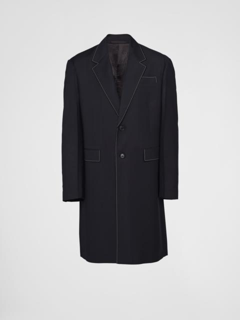 Prada Single-breasted wool coat