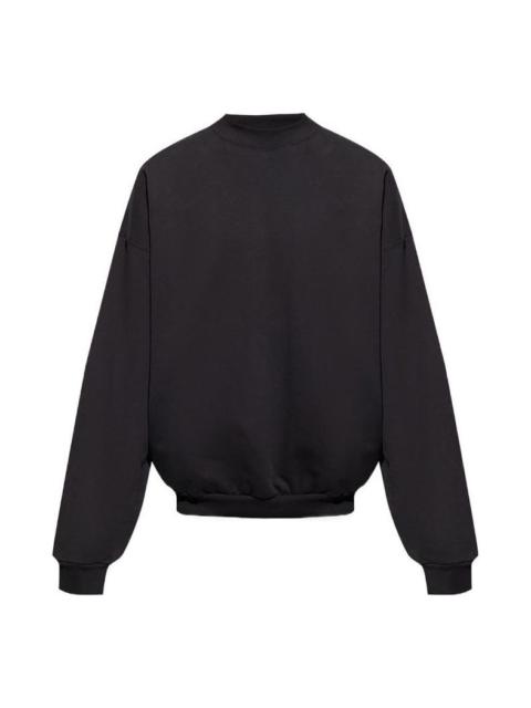 BALENCIAGA Balenciaga Care Label Creweneck Sweatshirt 'Black' 724511TNVL61070