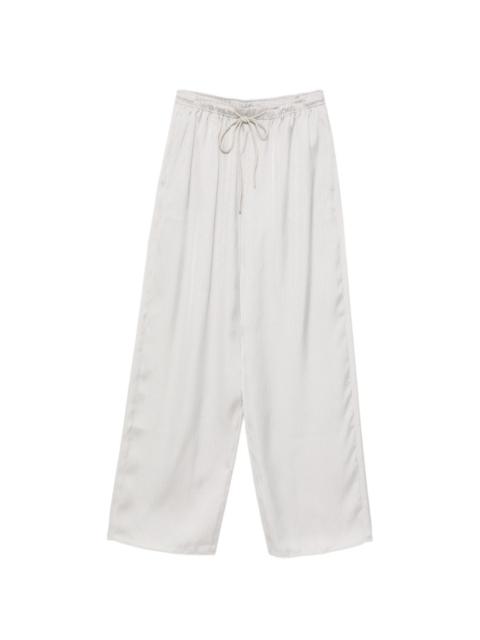 EMPORIO ARMANI striped drawstring trousers
