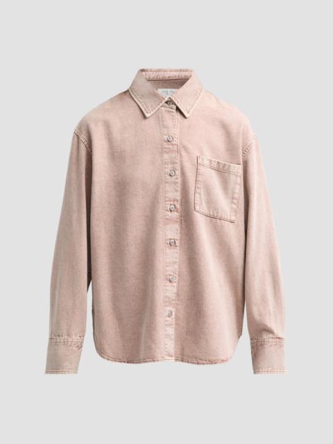 rag & bone Women's Ultra-Featherweight Connie Shirt - Rose Stone