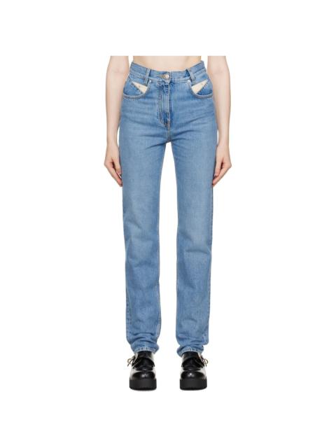 Givenchy Blue Slim Fit Yoke Jeans