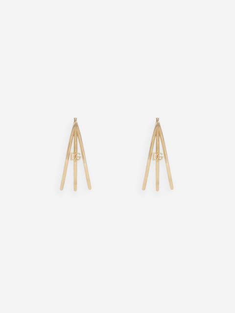 Dolce & Gabbana Creole multi-hoop earrings with DG logo