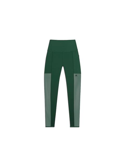 adidas adidas Ivy Park Mesh 3-Stripes Tights Dark Green