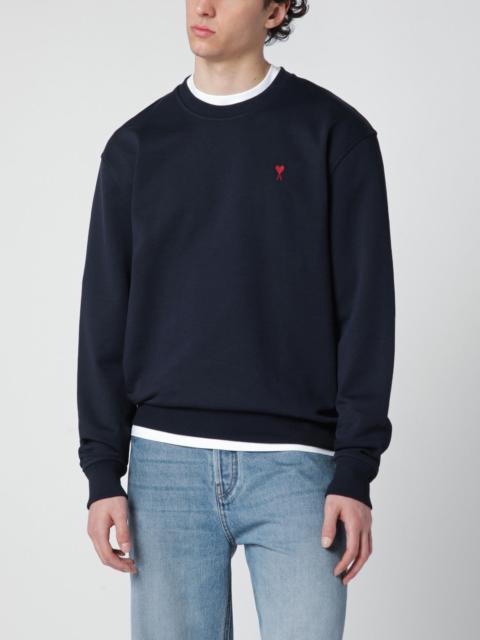 AMI Paris Ami De Coeur midnight blue sweatshirt