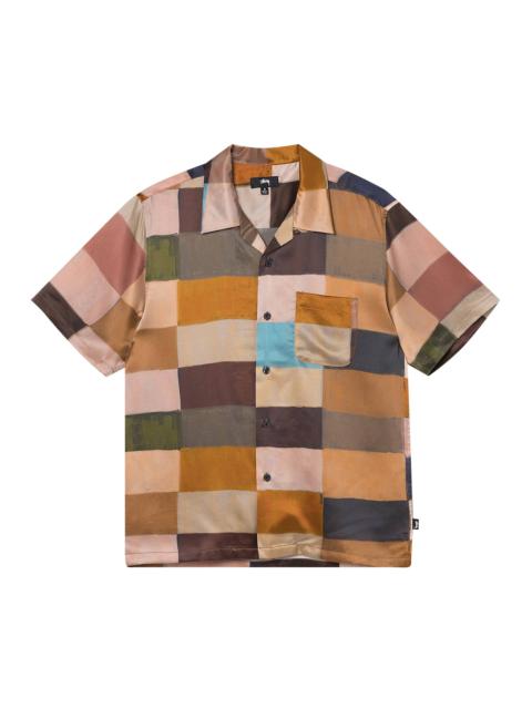 Stussy Painted Check Silk Shirt 'Multicolor'