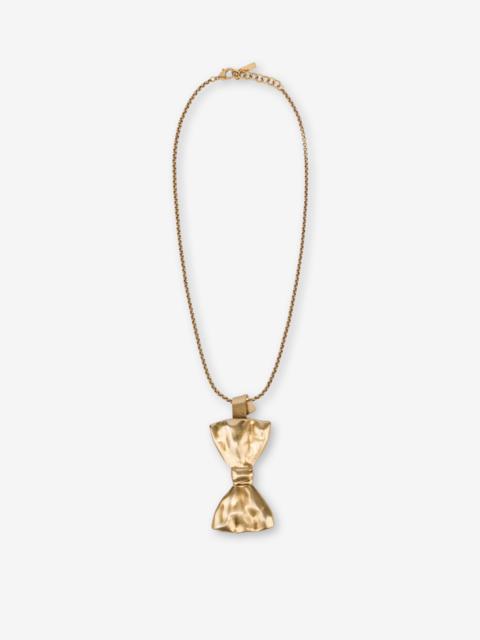 Moschino BOW PENDANT NECKLACE