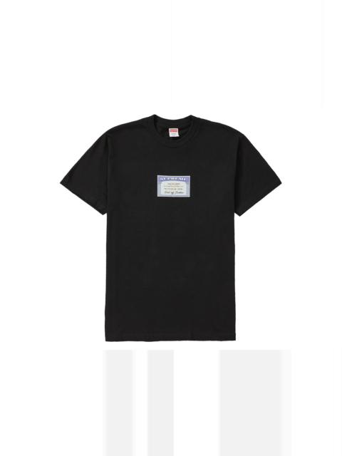 Supreme Supreme Social Tee Black
