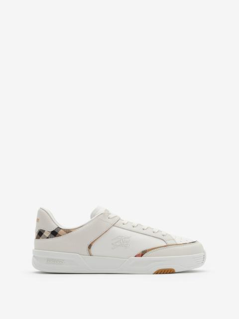Burberry Leather and Nylon Harrow Sneakers​