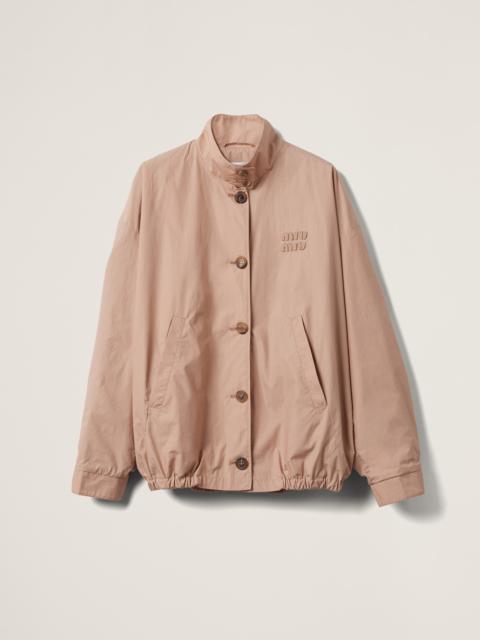 Miu Miu Poplin blouson jacket