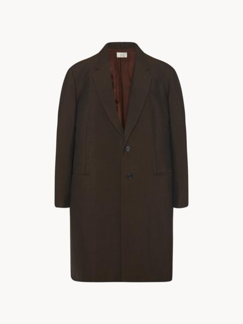The Row Chevalier Coat in Virgin Wool and Mohair