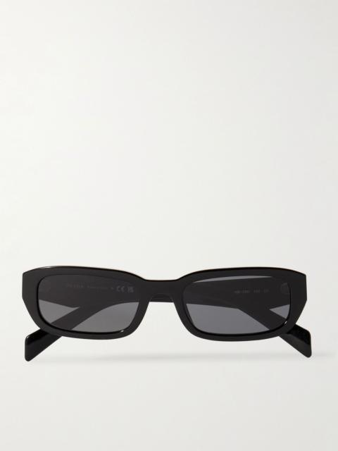 Prada Rectangular-Frame Acetate Sunglasses Black