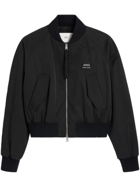 AMI Paris technical bomber jacket