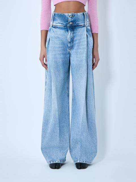 Sportmax Wide-Leg Denim Trousers
