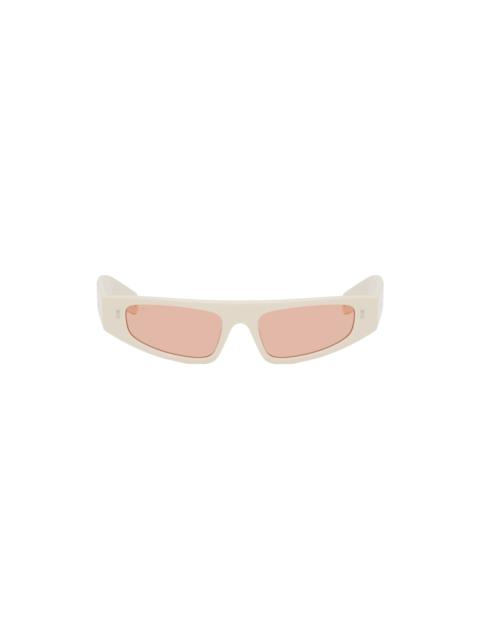 GUCCI Off-White Cat-Eye Sunglasses