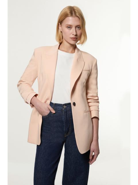 KAREN MILLEN Polished Viscose Tailored Single Breasted Jacket
