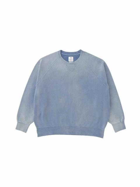 visvim AMPLUS CREW L/S CRASH W BLUE