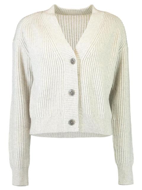 TWP Button Front Cropped Cardigan