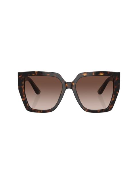 Dolce & Gabbana tortoiseshell oversize-frame sunglasses