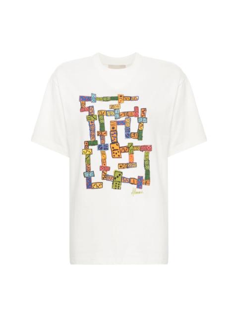 ALÉMAIS Players Domino organic cotton T-shirt