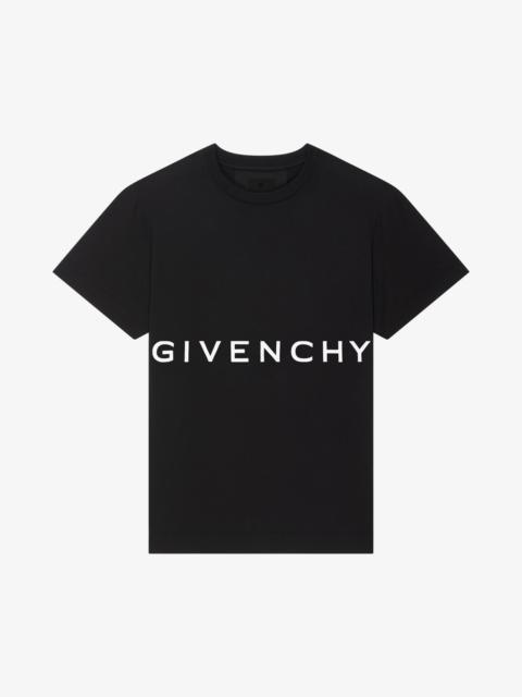 GIVENCHY 4G SLIM FIT T-SHIRT IN COTTON