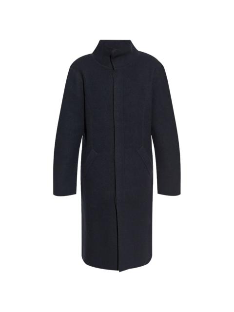 EMPORIO ARMANI concealed-fastening coat