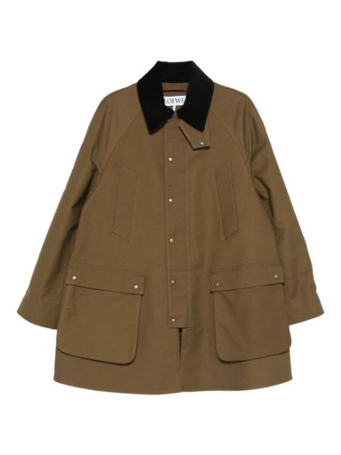 Loewe corduroy-collar jacket