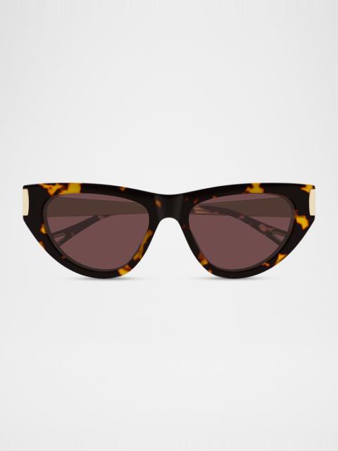 Chloé 54mm Acetate & Metal Cat-Eye Sunglasses