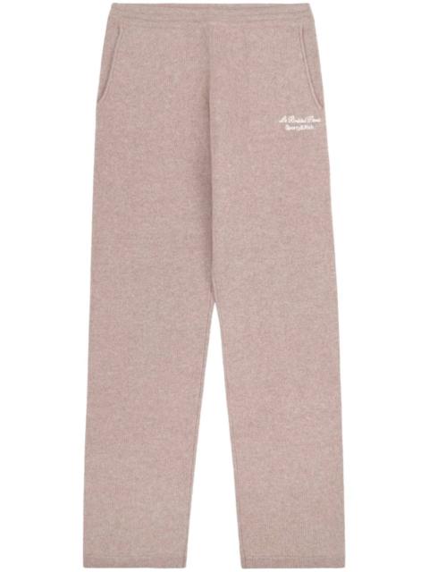 Sporty & Rich Faubourg cashmere track pants