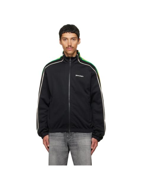 Palm Angels Black Classic Logo Vintage Track Jacket