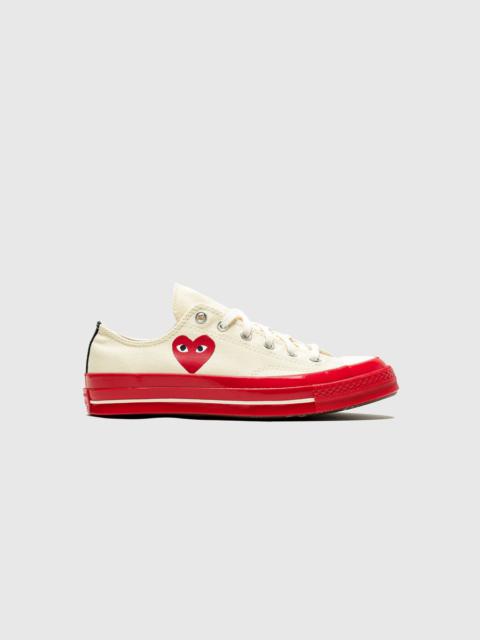 Comme des Garçons PLAY CHUCK TAYLOR ALL-STAR '70 OX "PRISTINE RED"