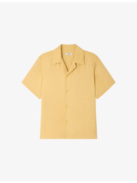 Sandro Shark-Collar Relaxed-Fit Woven Shirt