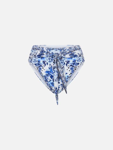 CAMILLA TIE FRONT HIGH WAIST PANT