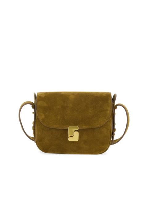 soeur stud embellished shoulder bag