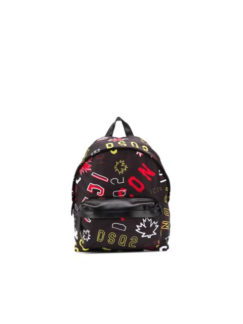 DSQUARED2 Icon print backpack