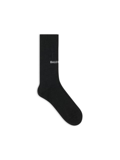 BALENCIAGA Women's Lurex Classic Socks in Black