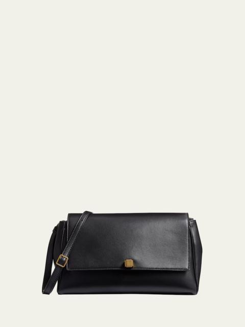 KHAITE Audrey Flap Lambskin Crossbody Bag