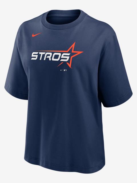 Nike Houston Astros City Connect Boxy Women's Nike MLB T-Shirt
