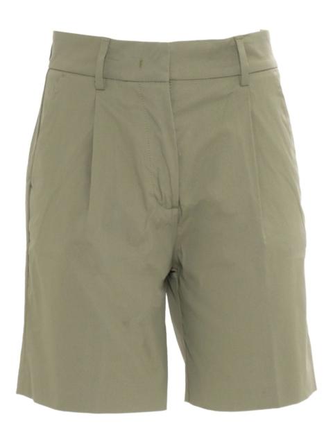 K-WAY pleated knee-length shorts