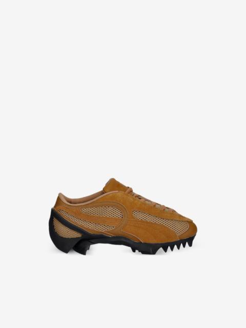 PUMA mesh-panelled suede sneakers