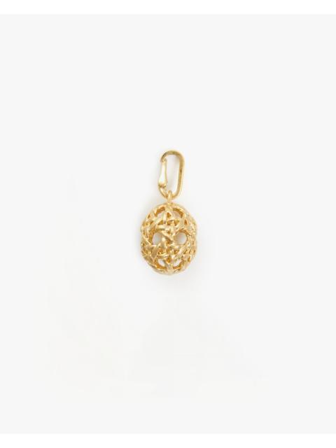 Clare V. Rattan Egg Charm