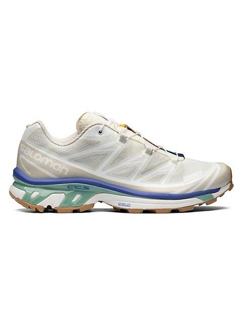 SALOMON 로고 인쇄 레이스 업 스니커