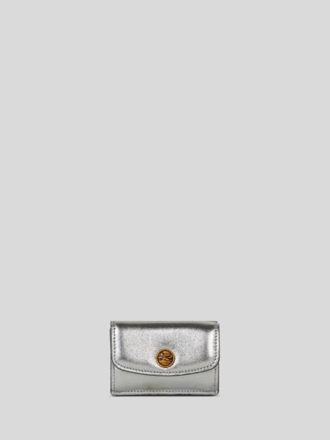 Etro LAMINATED LEATHER COIN PURSE