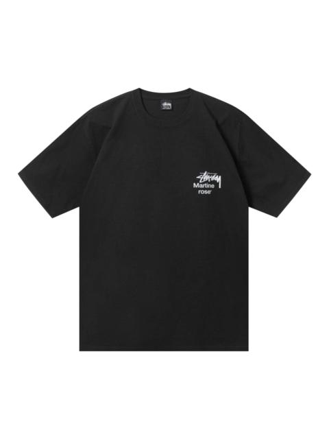 Stussy x Martine Rose Collage Pigment Dyed Tee 'Black'