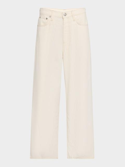 rag & bone Featherweight Andi High-Rise Wide Ankle Jeans