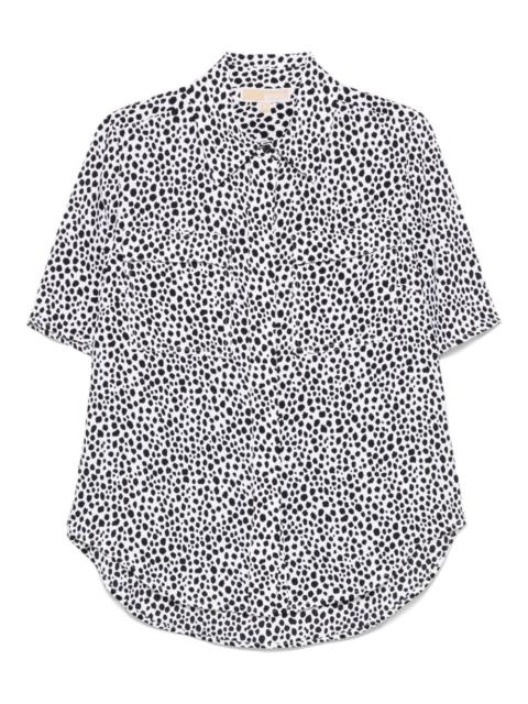MICHAEL KORS cheetah-print shirt