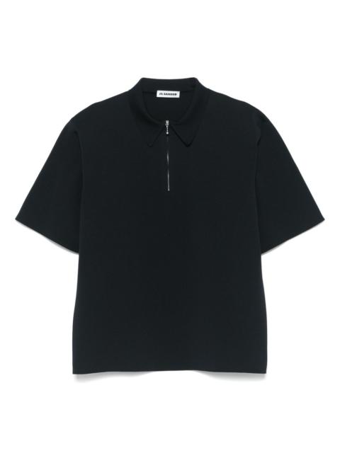 Jil Sander short-zip T-shirt