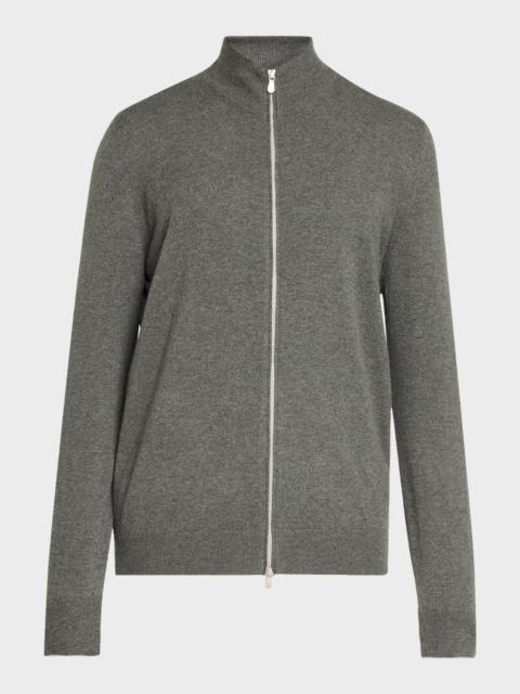 Brunello Cucinelli Men's Cashmere Full-Zip Sweater